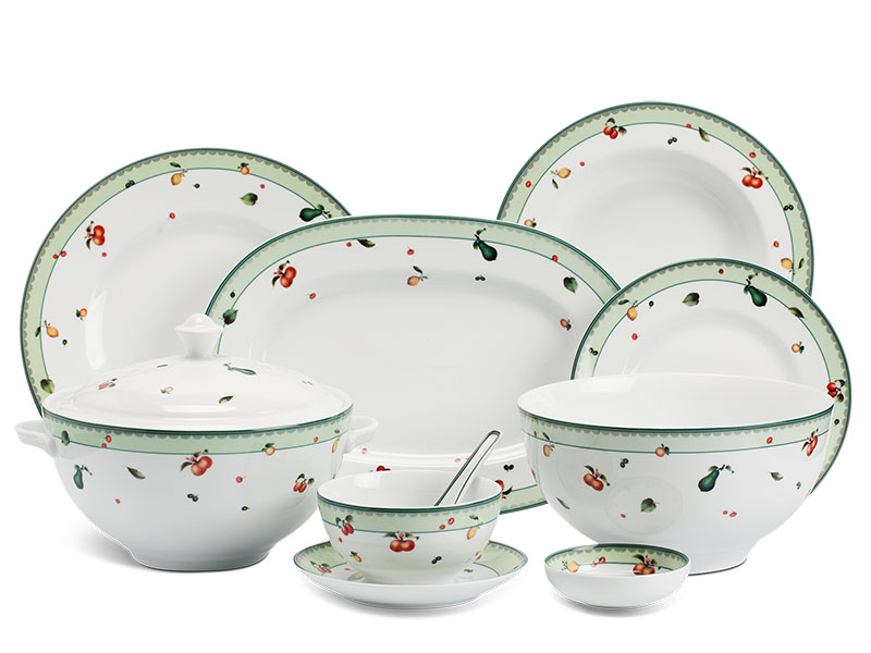 Bộ đồ ăn Âu Á Camellia