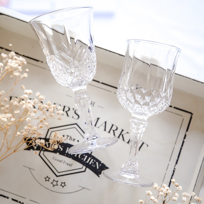 Ly rượu vang pha lê phong cách Châu Âu