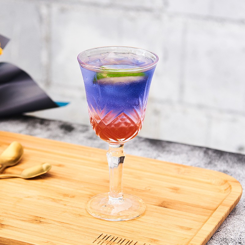 Ly rượu vang pha lê phong cách Châu Âu