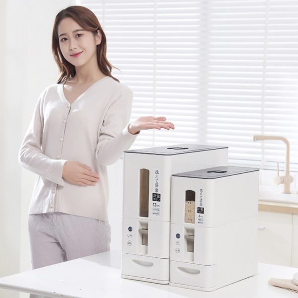 Thùng đựng gạo thông minh Nhật Bản 12kg