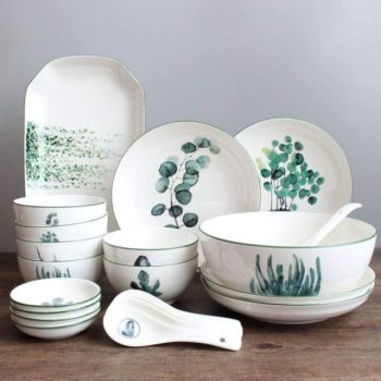 Bộ chén đĩa cao cấp 23 món