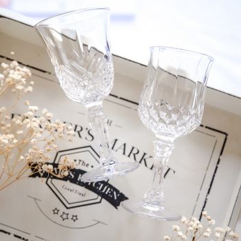 Ly rượu vang pha lê phong cách Châu Âu