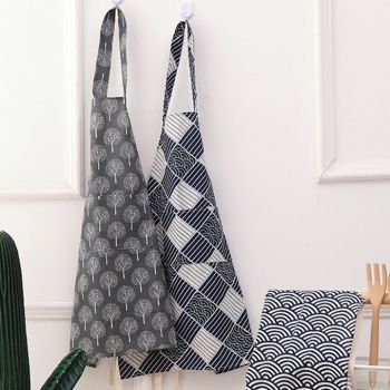 Tạp dề nhà bếp trang trí họa tiết